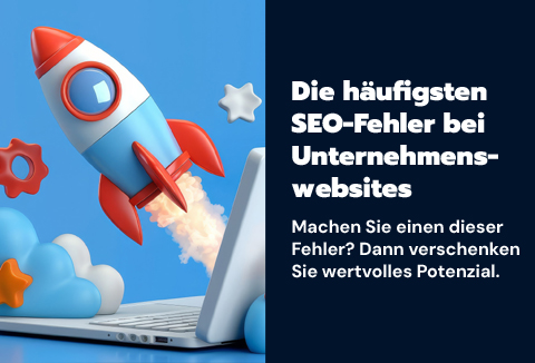 Blogbeitrag - die häufigsten Fehler bei Unternehmenswebsites in der SEO