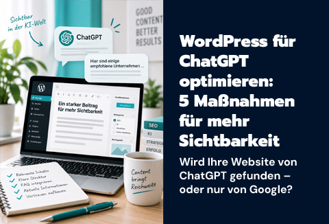 WordPress für ChatGPT optimieren – Website für mehr Sichtbarkeit in KI-Suchergebnissen