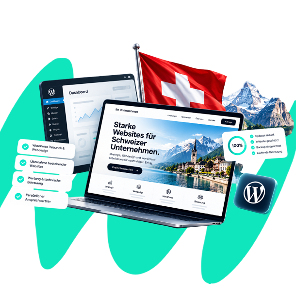 WordPress Agentur Schweiz Webdesign für Schweizer Unternehmen